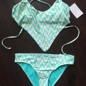 🆕 BASTA Surf Retro Turquoise Bikini Set